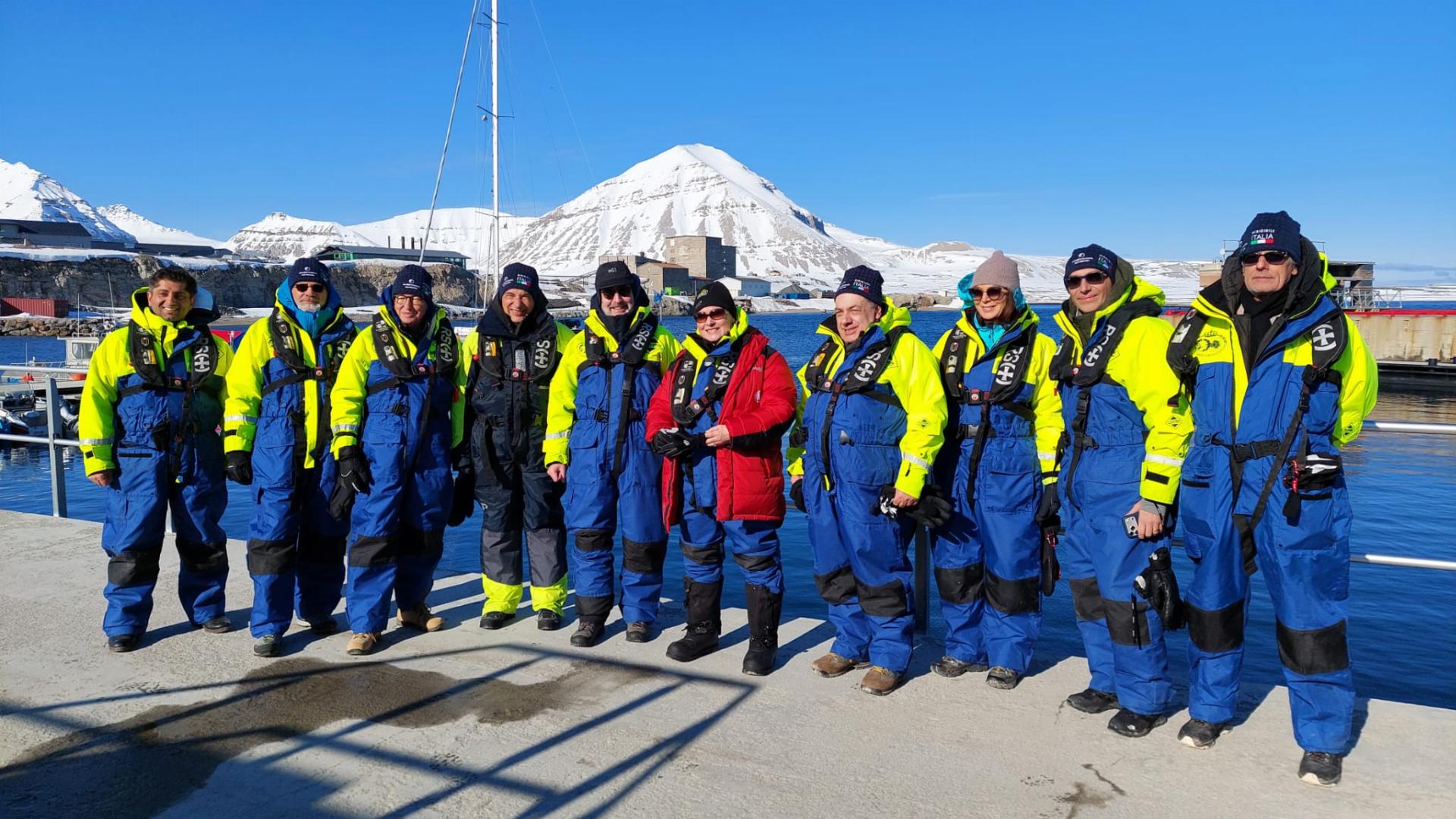 Delegazione italo-norvegese